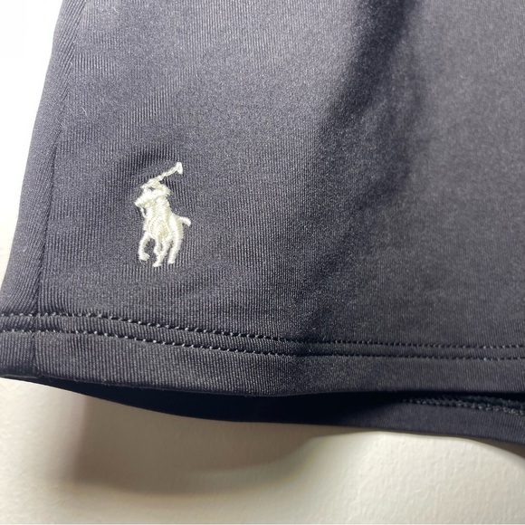 Ralph Lauren Women’s Black Mini Micro Skirt Y2K Style Athletic preppy Tennis M - Picture 2 of 7